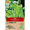 Graines biologiques Pois mangetout à rame Ambrosia