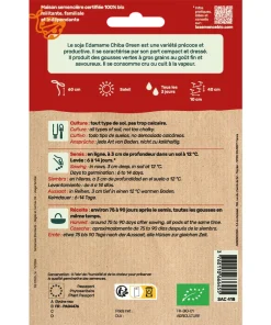 semences Soja Edamame Chiba green