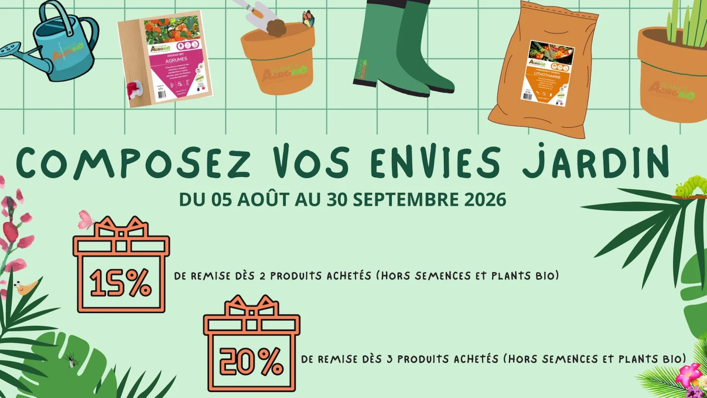 remise pack produits jardin