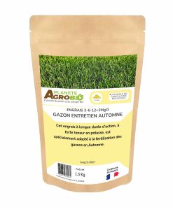 Engrais micro granulés gazon entretien automne 1.5kg (NPK 3-6-12)