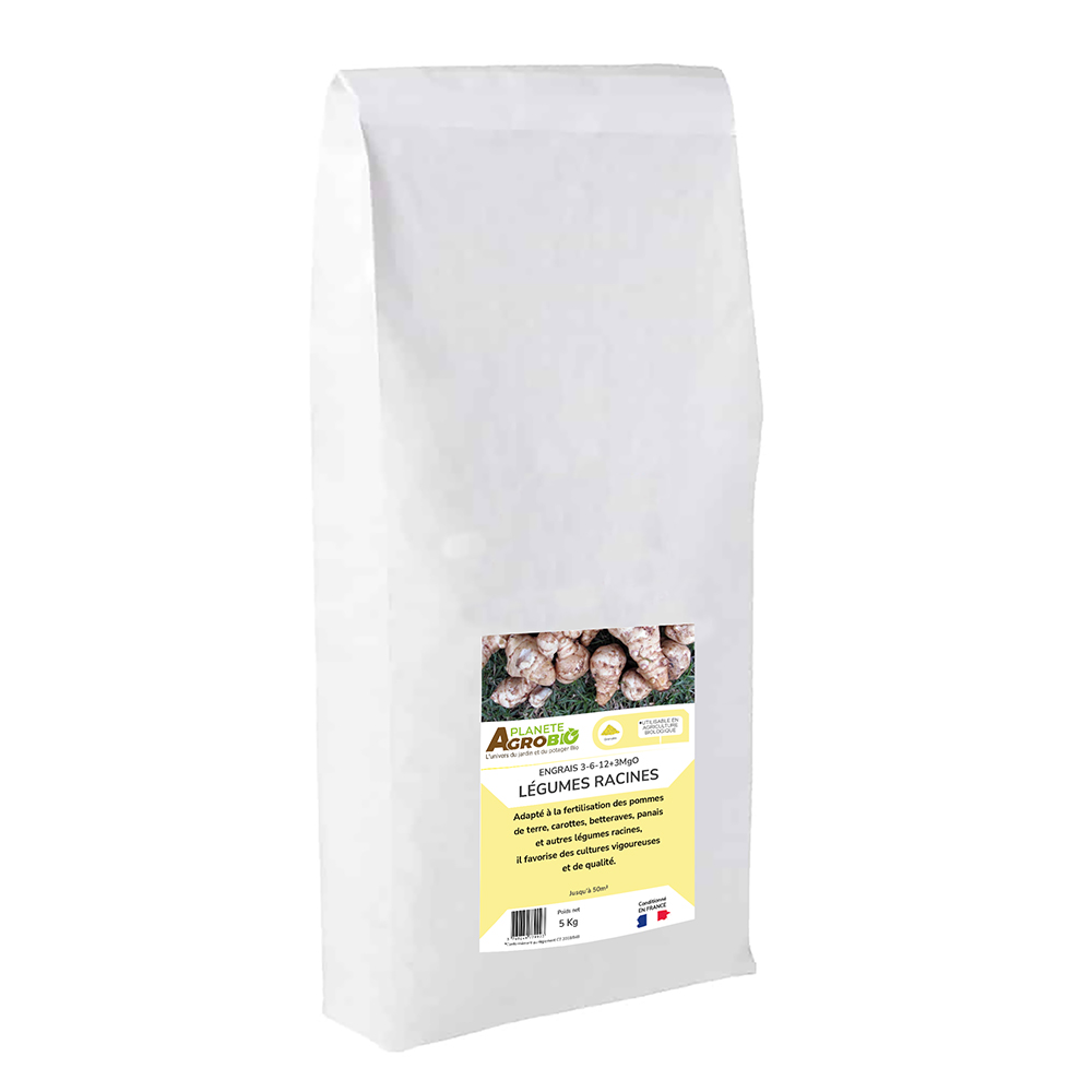 Engrais micro granulés légumes racines 5kg (NPK 3-6-12)