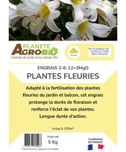 Engrais micro granulés plantes fleuries 5Kg (NPK 3-6-12) – Image 3