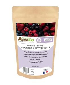 Engrais micro granulés fraisiers & petits fruits 750g (NPK 6-5-10)