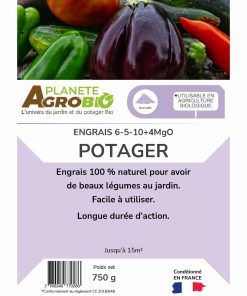 Engrais micro granulés potager 750g (NPK 6-5-10) – Image 3