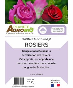 Engrais micro granulés rosiers 20kg (NPK 6-5-10) – Image 3