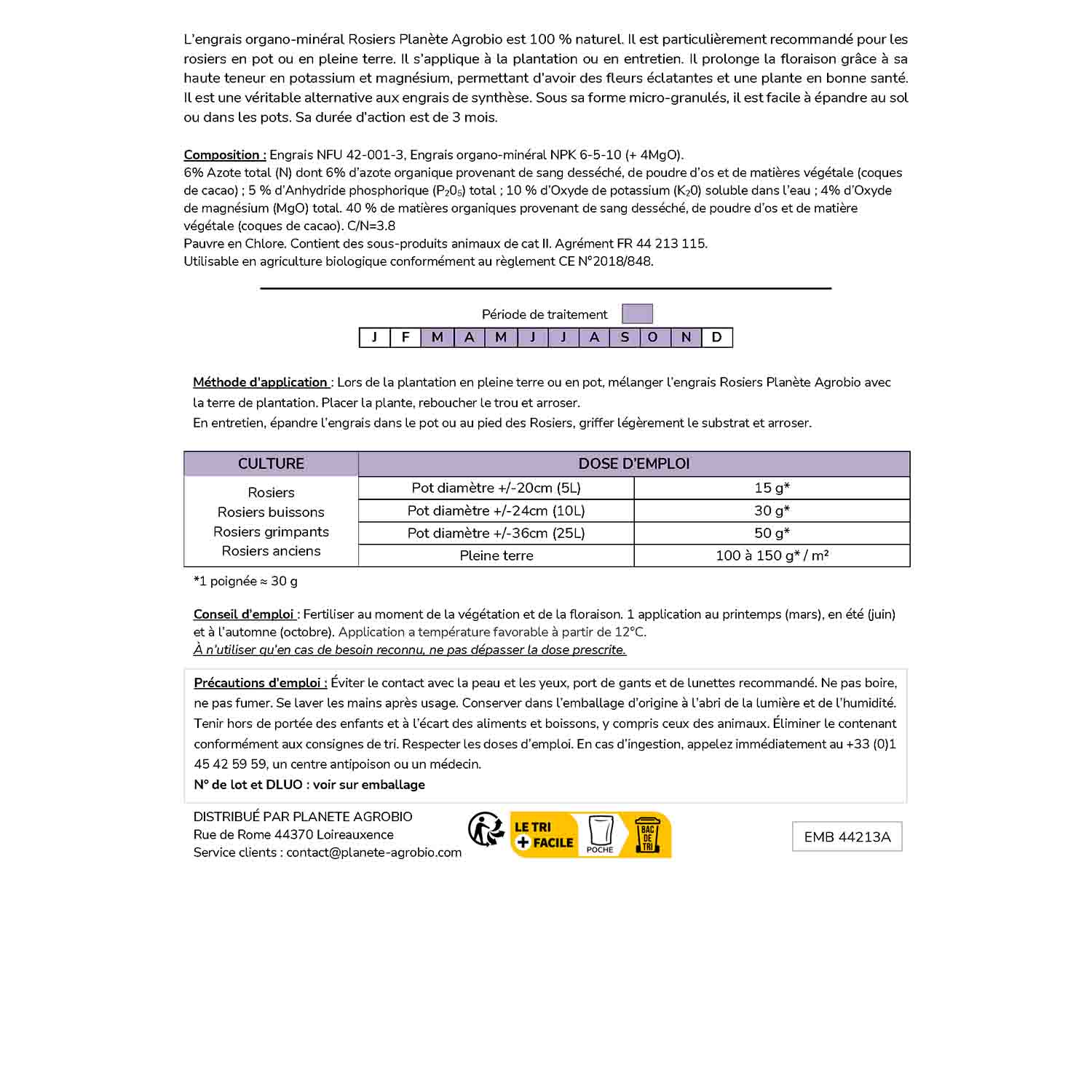 Engrais micro granulés rosiers 1.5kg (NPK 6-5-10) – Image 4