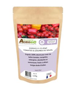 Engrais micro granulés tomates & légumes du soleil 1.5Kg (NPK 6-5-10)