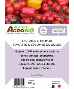 Engrais micro granulés tomates & légumes du soleil 750g (NPK 6-5-10) – Image 3