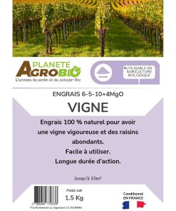 Engrais micro granulés vignes 1.5Kg (NPK 6-5-10) – Image 3