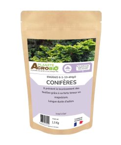Engrais micro granulés conifères 1.5kg (NPK 6-5-10)