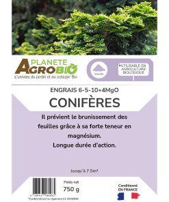 Engrais micro granulés conifères 750g (NPK 6-5-10) – Image 3