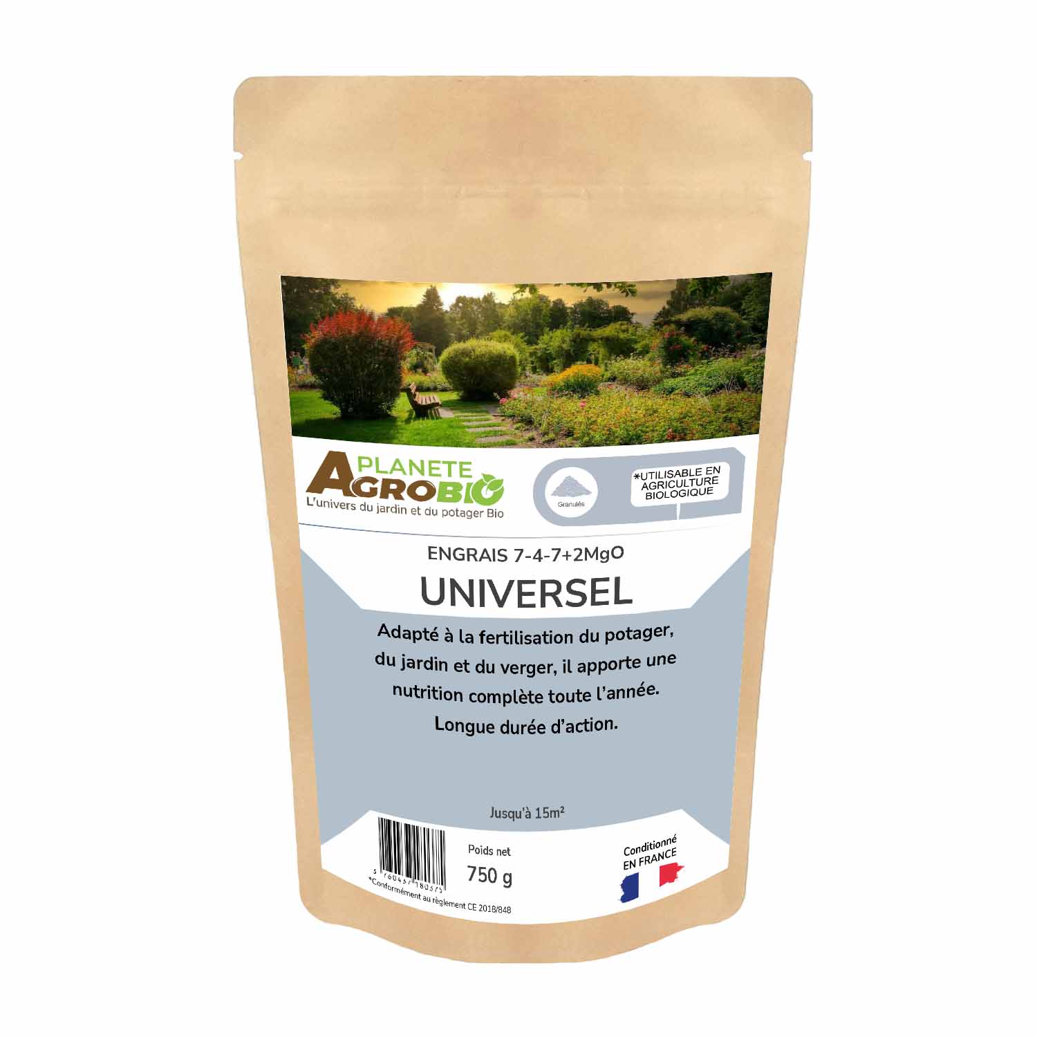 Engrais micro granulés universel 750g (NPK 7-4-7)