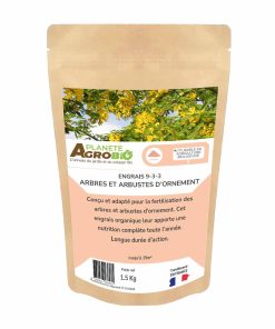 Engrais micro granulés arbres et arbustes d'ornement 1.5Kg (NPK 9-3-3)