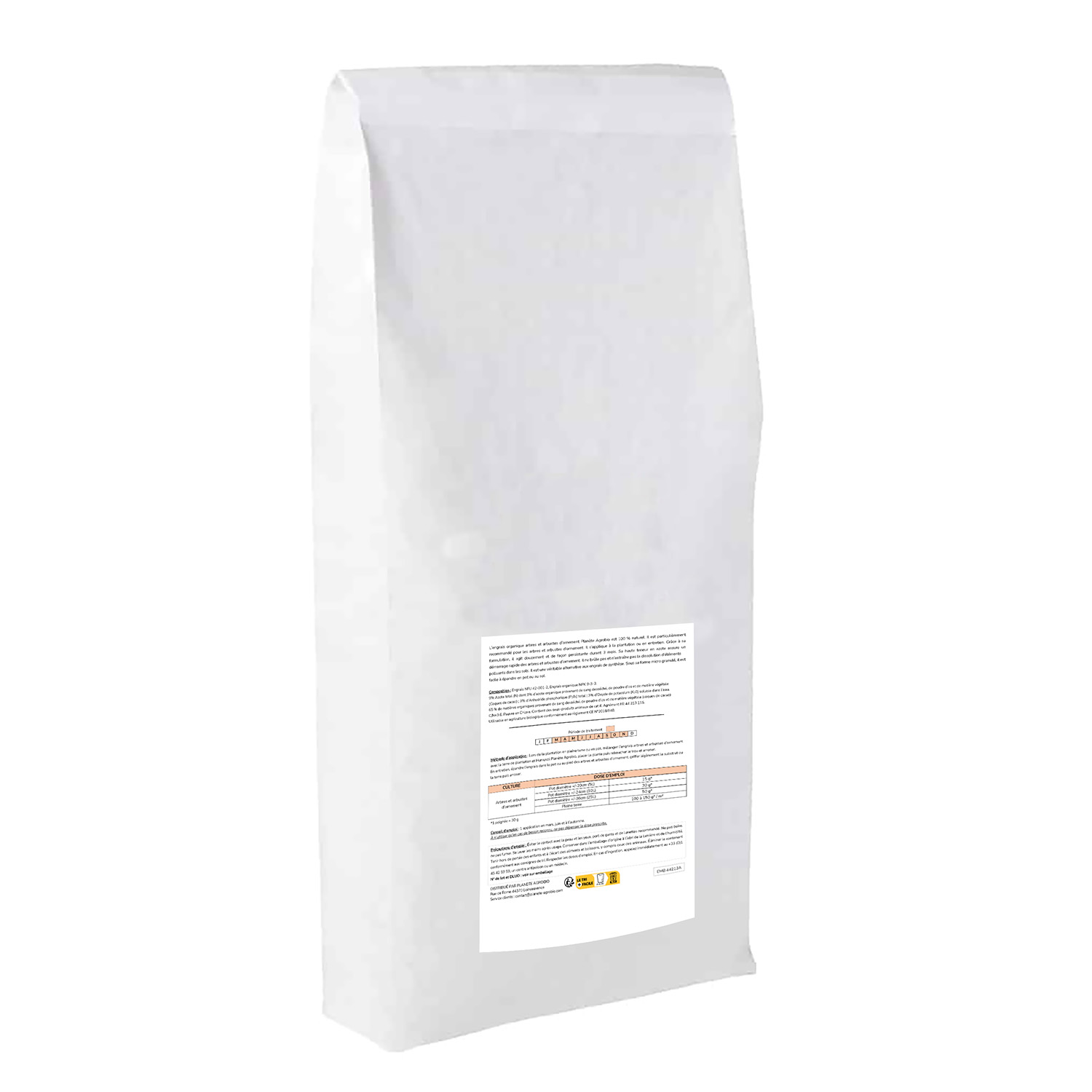Engrais micro granulés arbres et arbustes d'ornement 5Kg (NPK 9-3-3) – Image 2