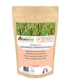 Engrais micro granulés graminées ornementales 1.5Kg (NPK 9-3-3)