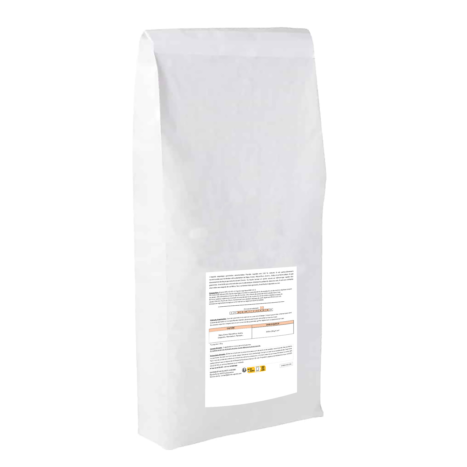 Engrais micro granulés graminées ornementales 20Kg (NPK 9-3-3) – Image 2