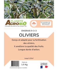 Engrais micro granulés oliviers 1.5kg (NPK 9-3-3) – Image 3