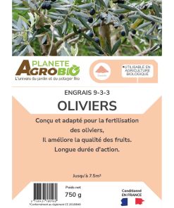 Engrais micro granulés oliviers 750g (NPK 9-3-3) – Image 3