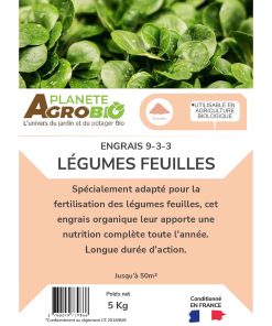 Engrais micro granulés légumes feuilles 5kg (NPK 9-3-3) – Image 3