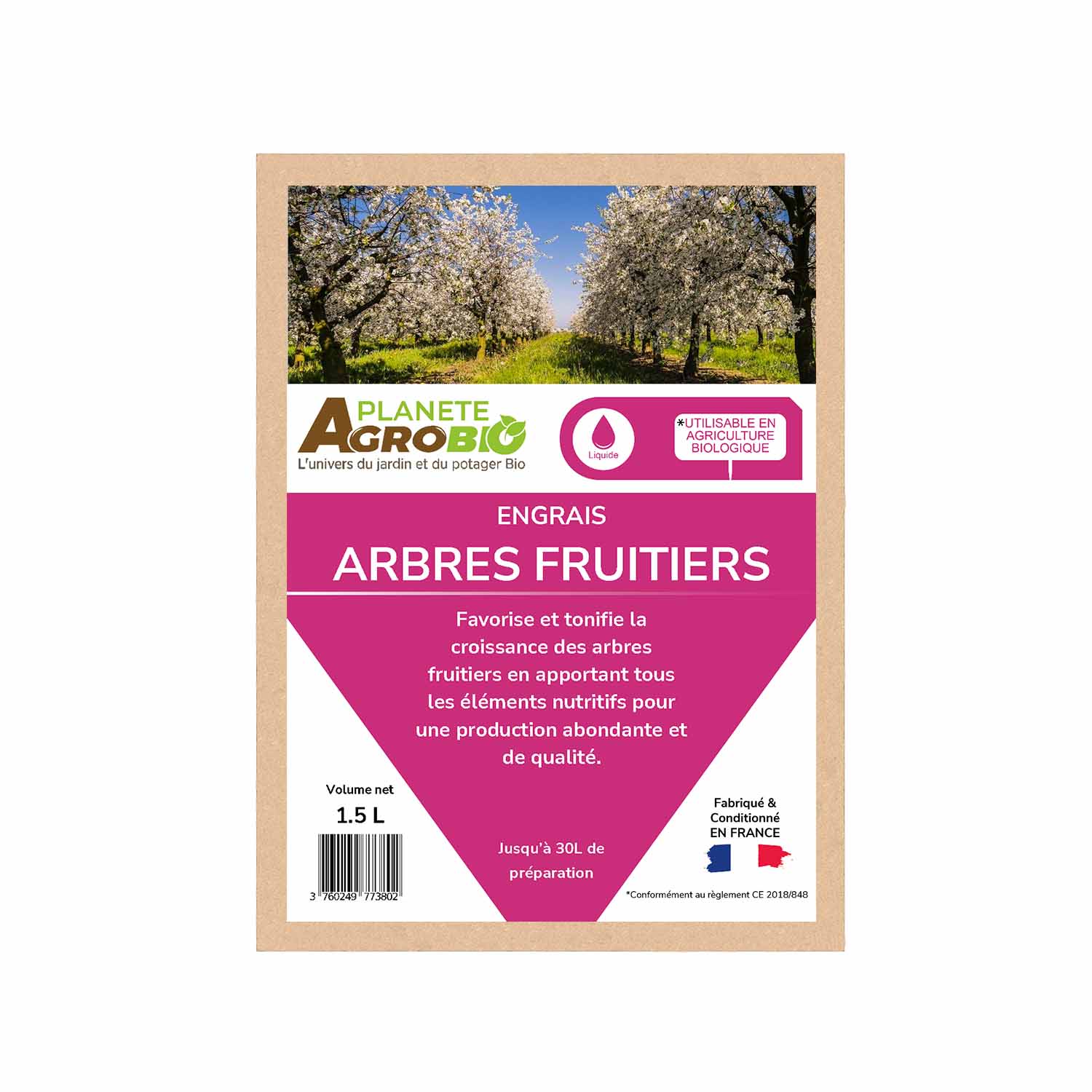 Engrais arbres fruitiers 1.5L – Image 2