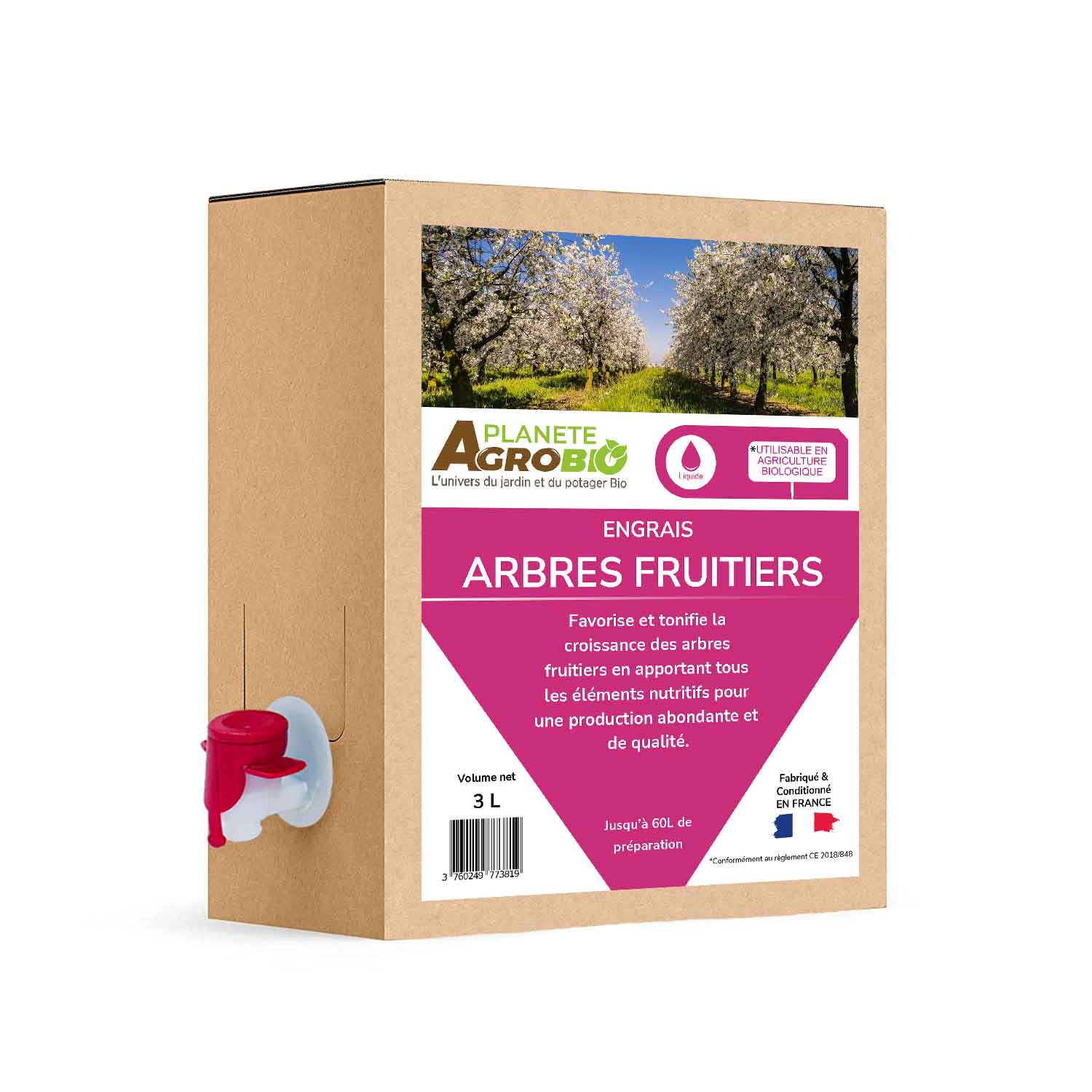 Engrais arbres fruitiers 3L