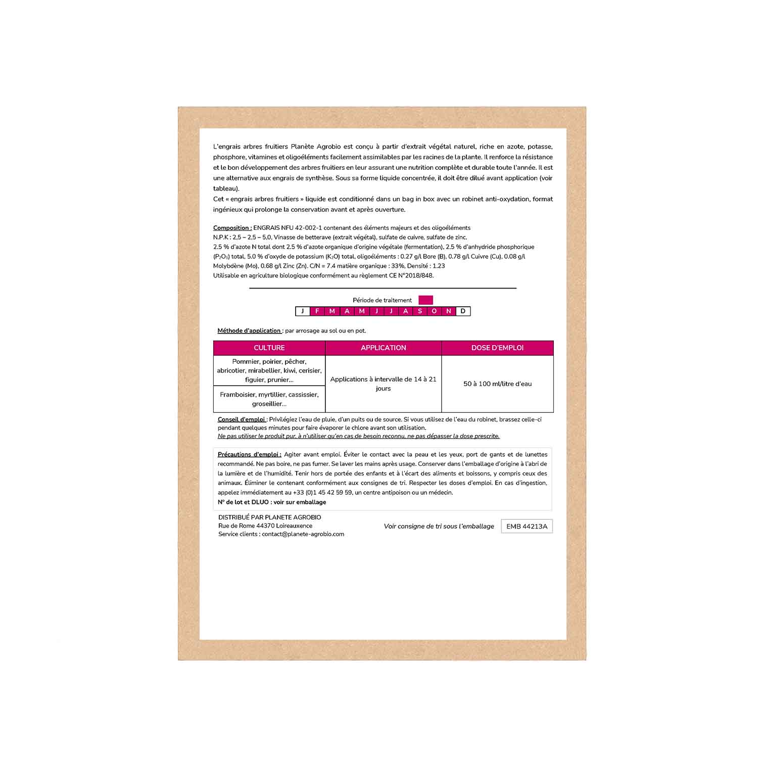 Engrais arbres fruitiers 3L – Image 3