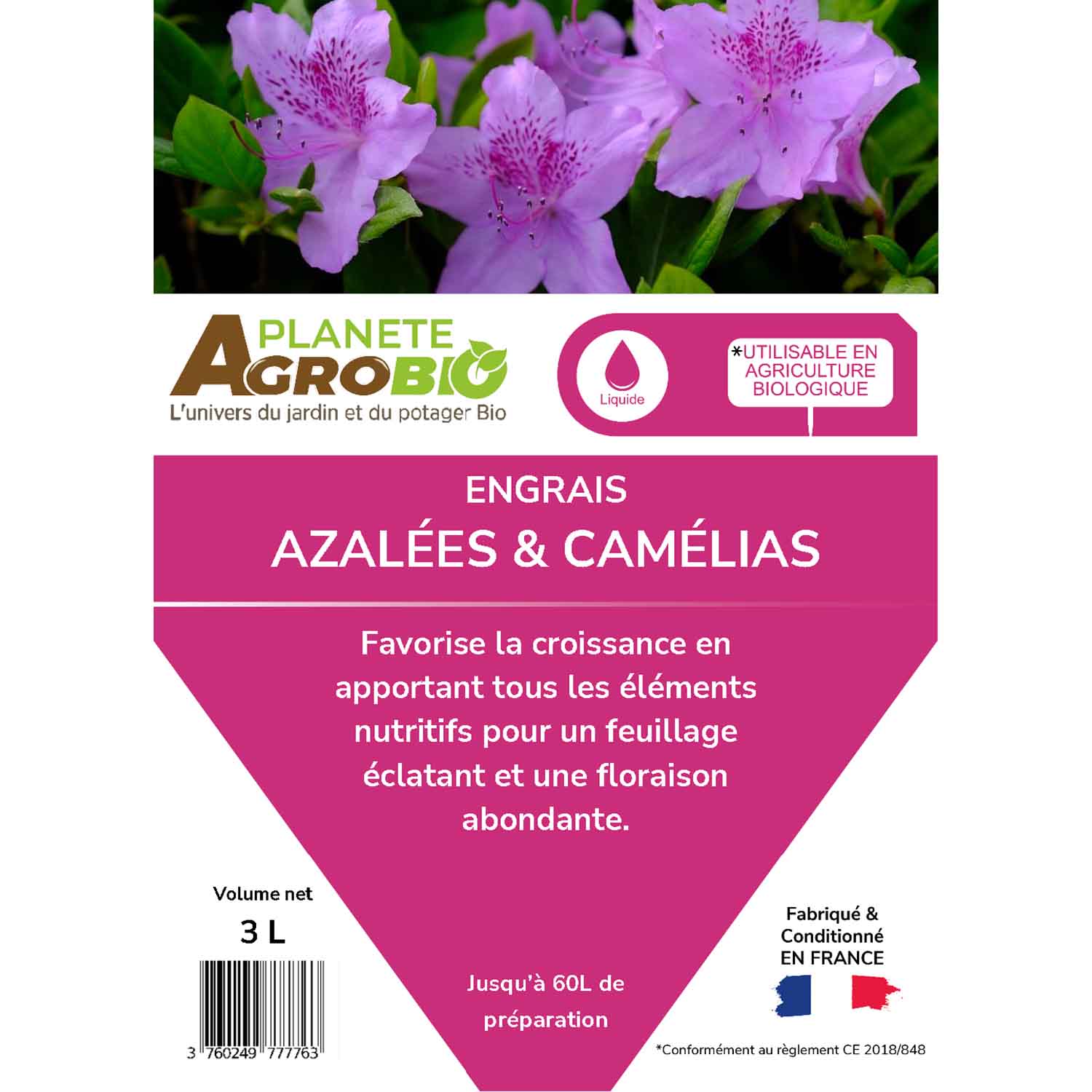 Engrais azalées et camélias 3L – Image 4