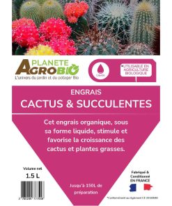 Engrais cactus et succulentes 1.5L – Image 4