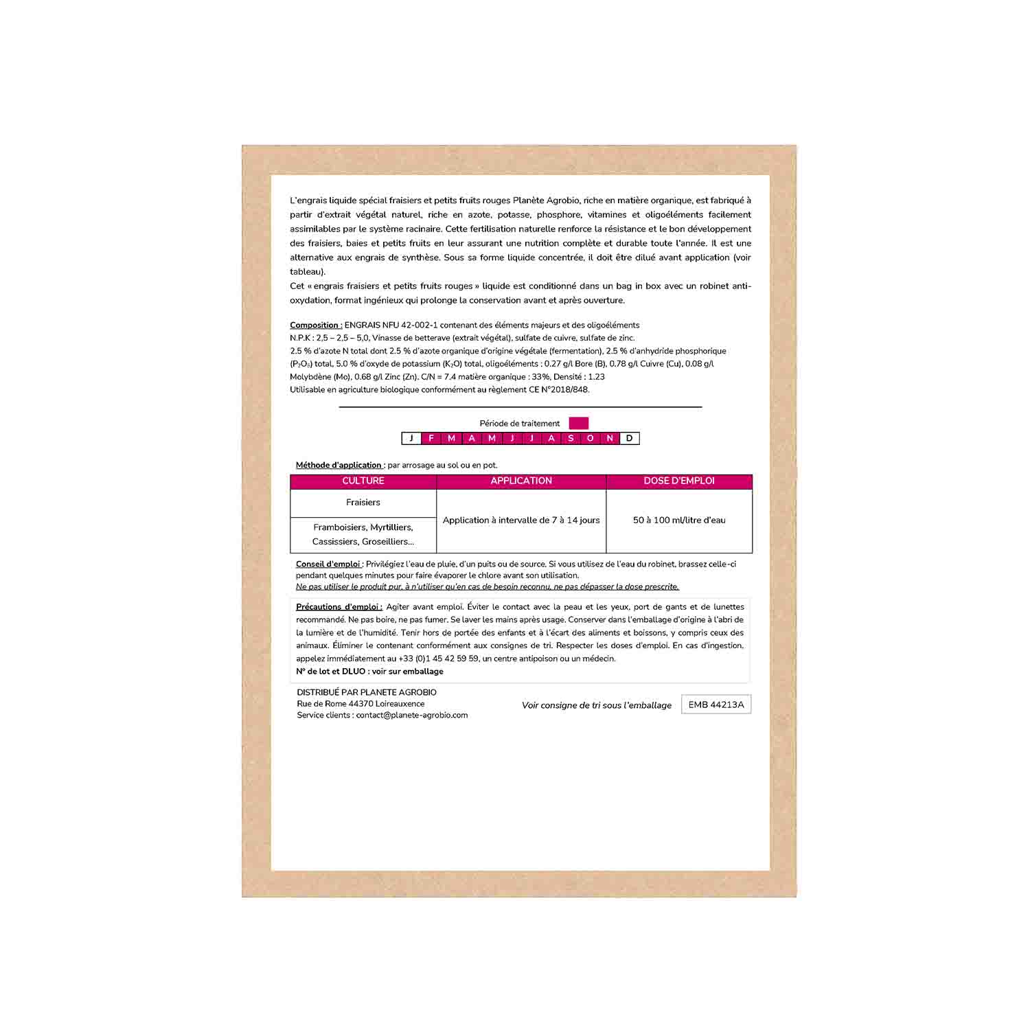 Engrais fraisiers et petits fruits 5L – Image 3