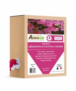 Engrais géraniums et plantes à massifs 5L