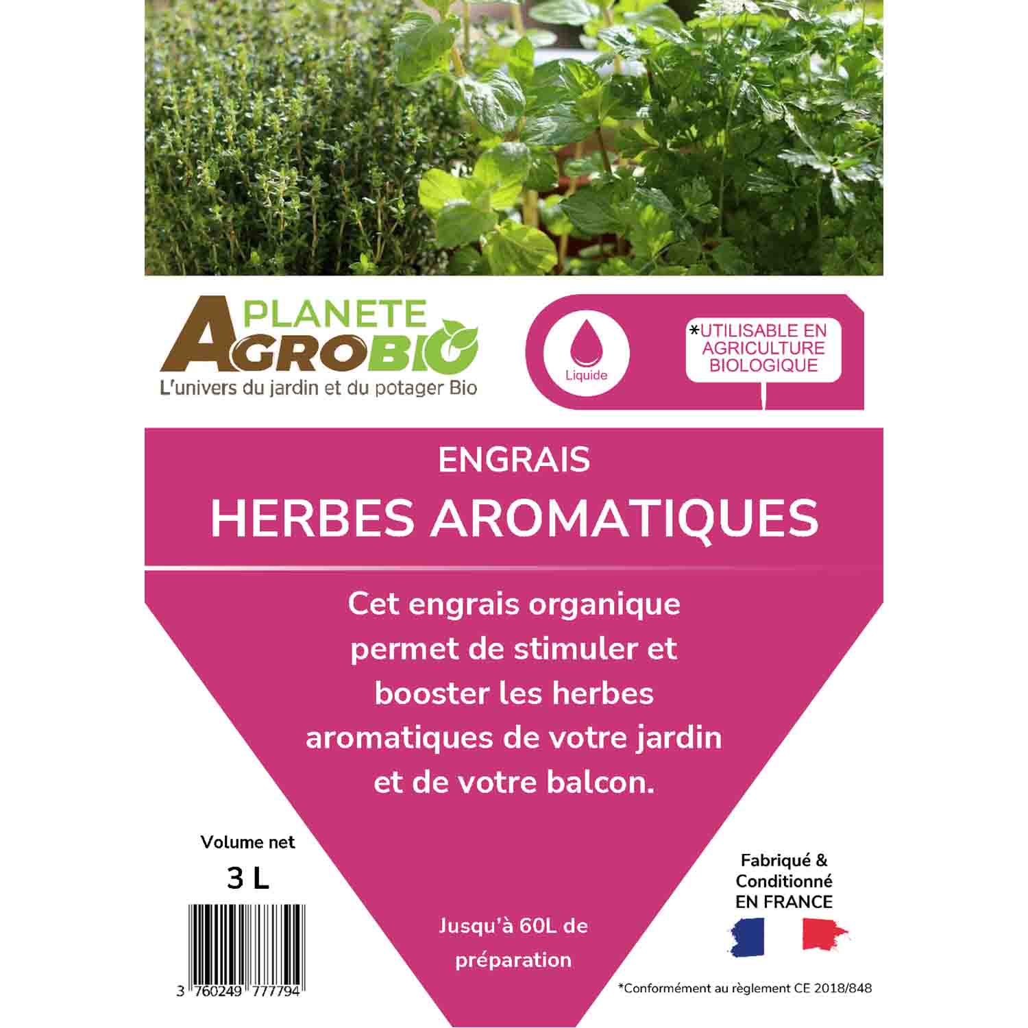 Engrais herbes aromatiques 3L – Image 4