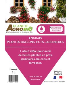Engrais plantes balcons, pots et jardinières 5L – Image 4