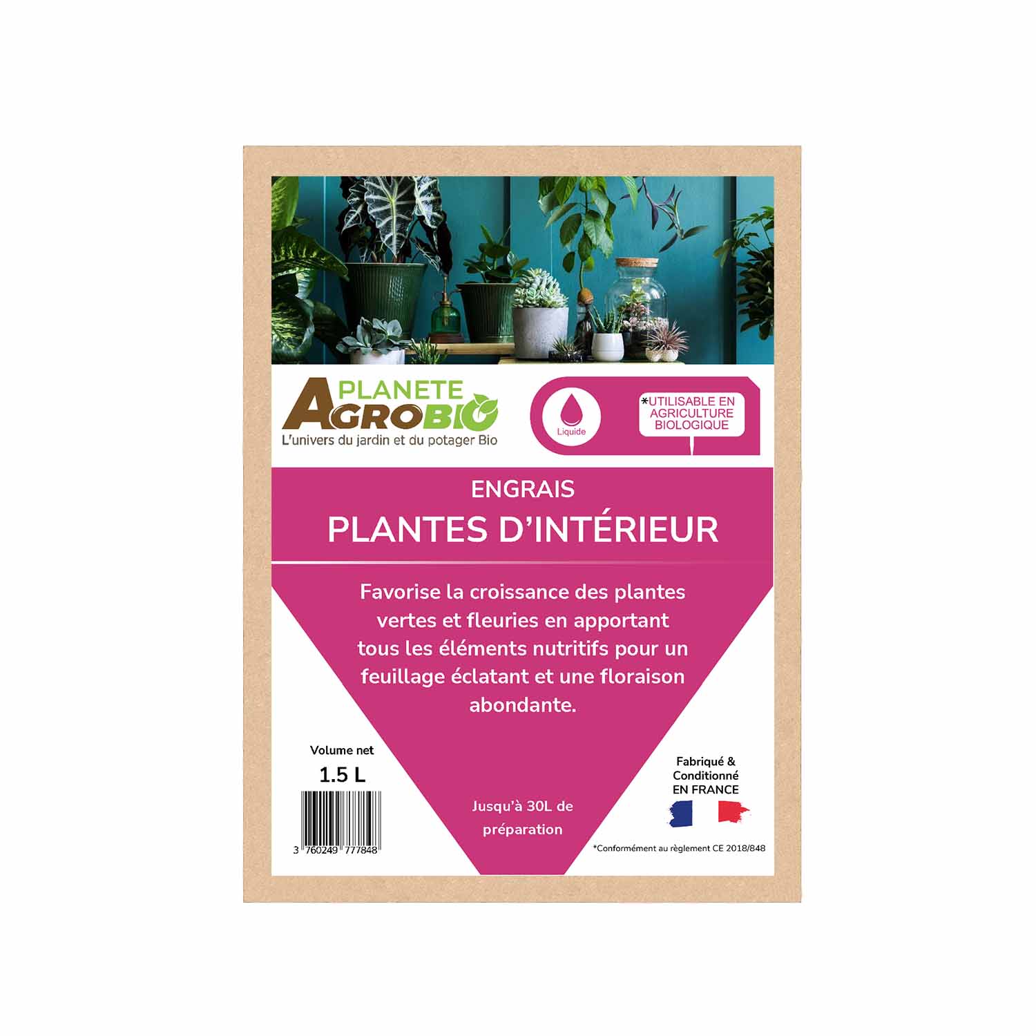 Engrais plantes d'intérieur 1.5L – Image 2