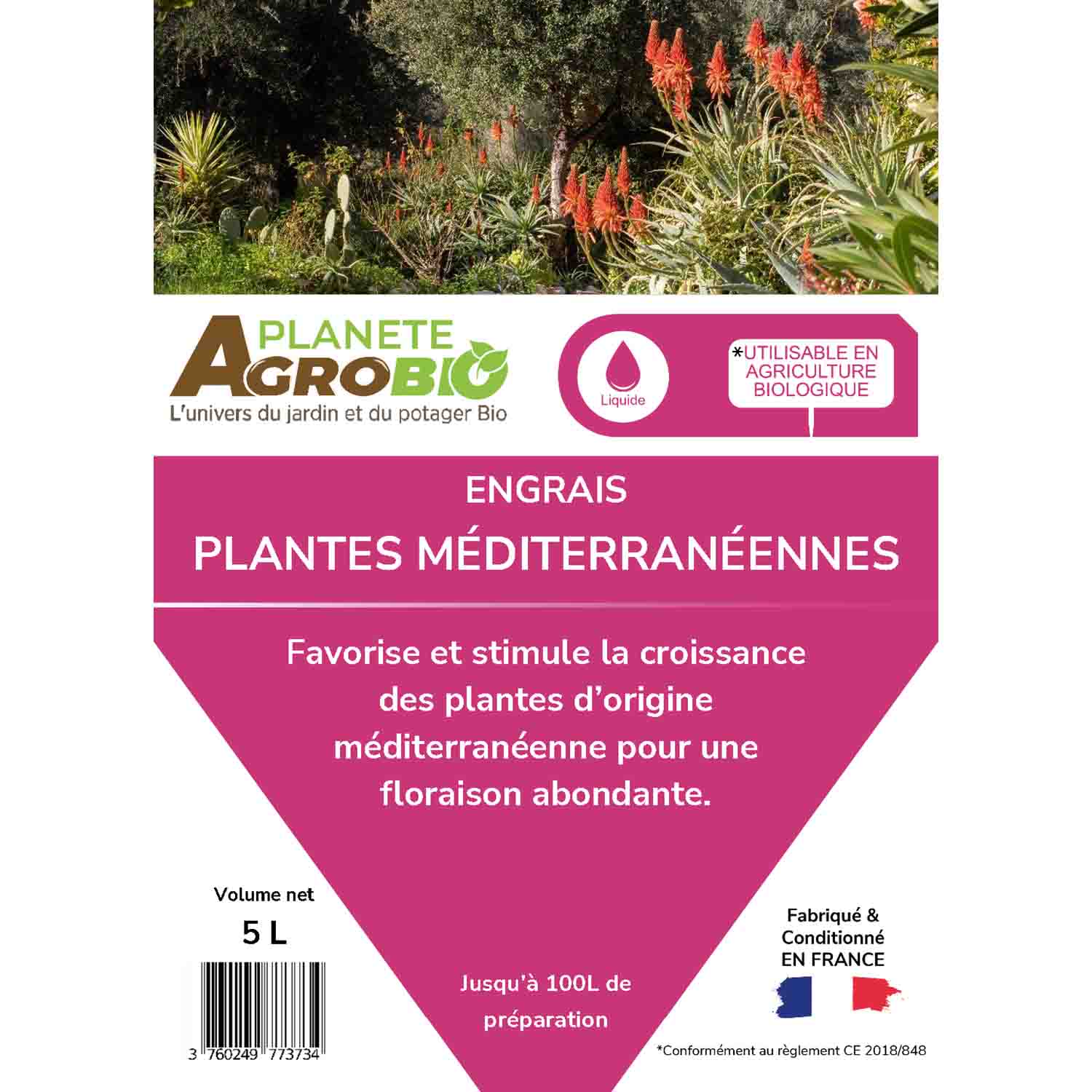 Engrais plantes méditerranéennes 5L – Image 4