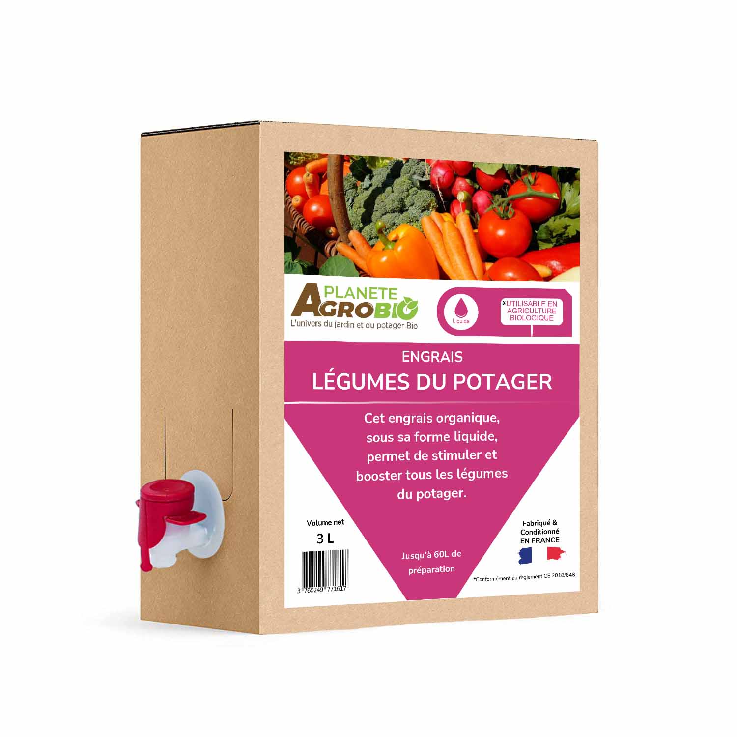 Engrais légumes du potager 3L