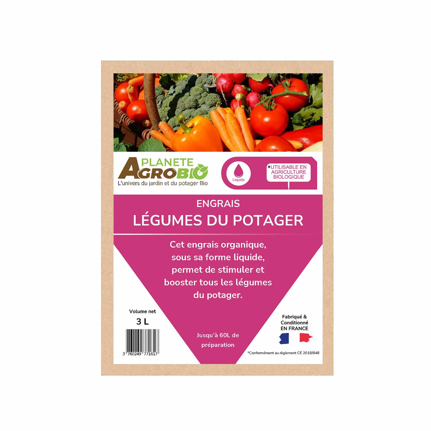 Engrais légumes du potager 3L – Image 2