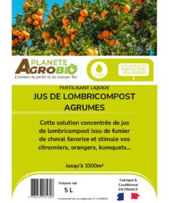 Jus de lombricompost agrumes 5L – Image 4
