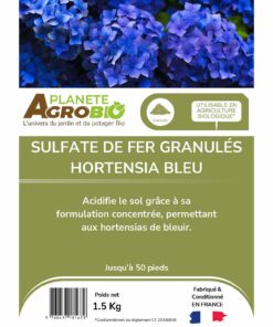 Sulfate de fer granulés hortensia bleu 1.5Kg – Image 3