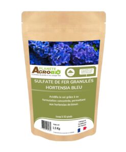 Sulfate de fer granulés hortensia bleu 1.5Kg