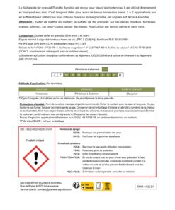 Sulfate de fer granulés hortensia bleu 5Kg – Image 4