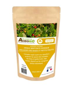 Barrière physique Argile bentonite sodique - Maladies des baies et petits fruits 1.5Kg