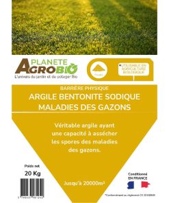 Barrière physique Argile bentonite sodique - Maladies des gazons 20Kg – Image 3