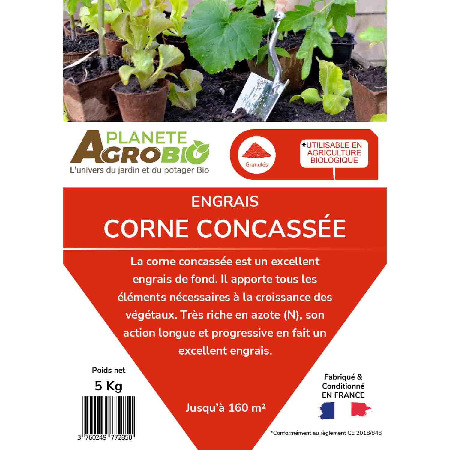 Engrais corne concassée 5Kg – Image 3