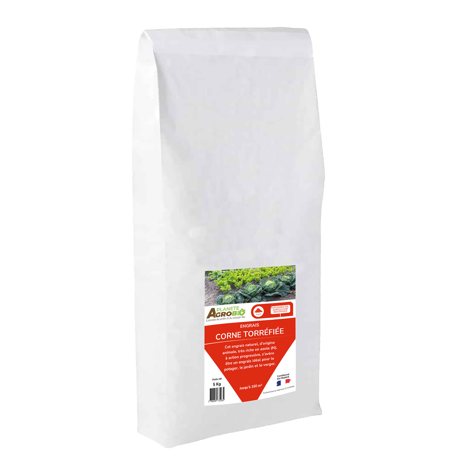 Engrais corne torréfiée 5Kg