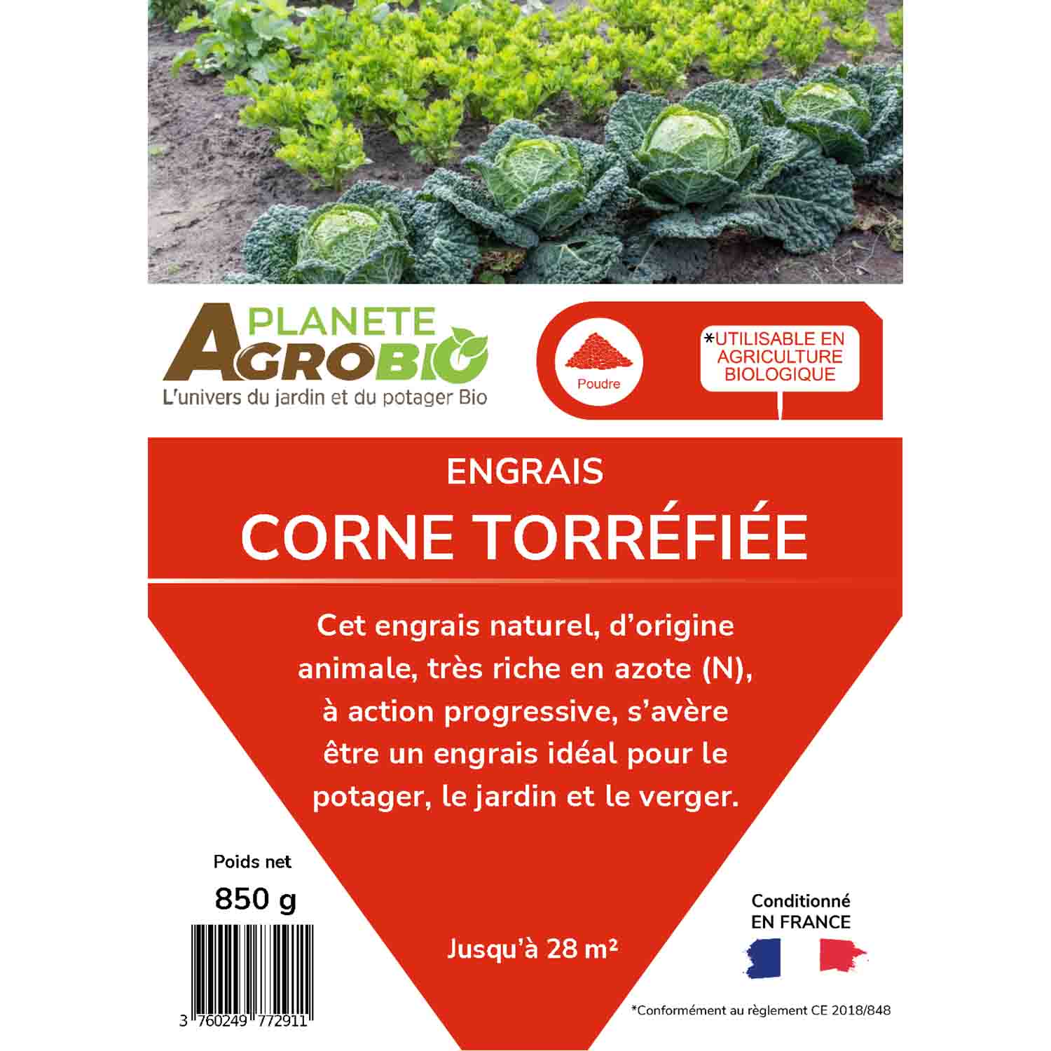 Engrais corne torréfiée 850g – Image 3