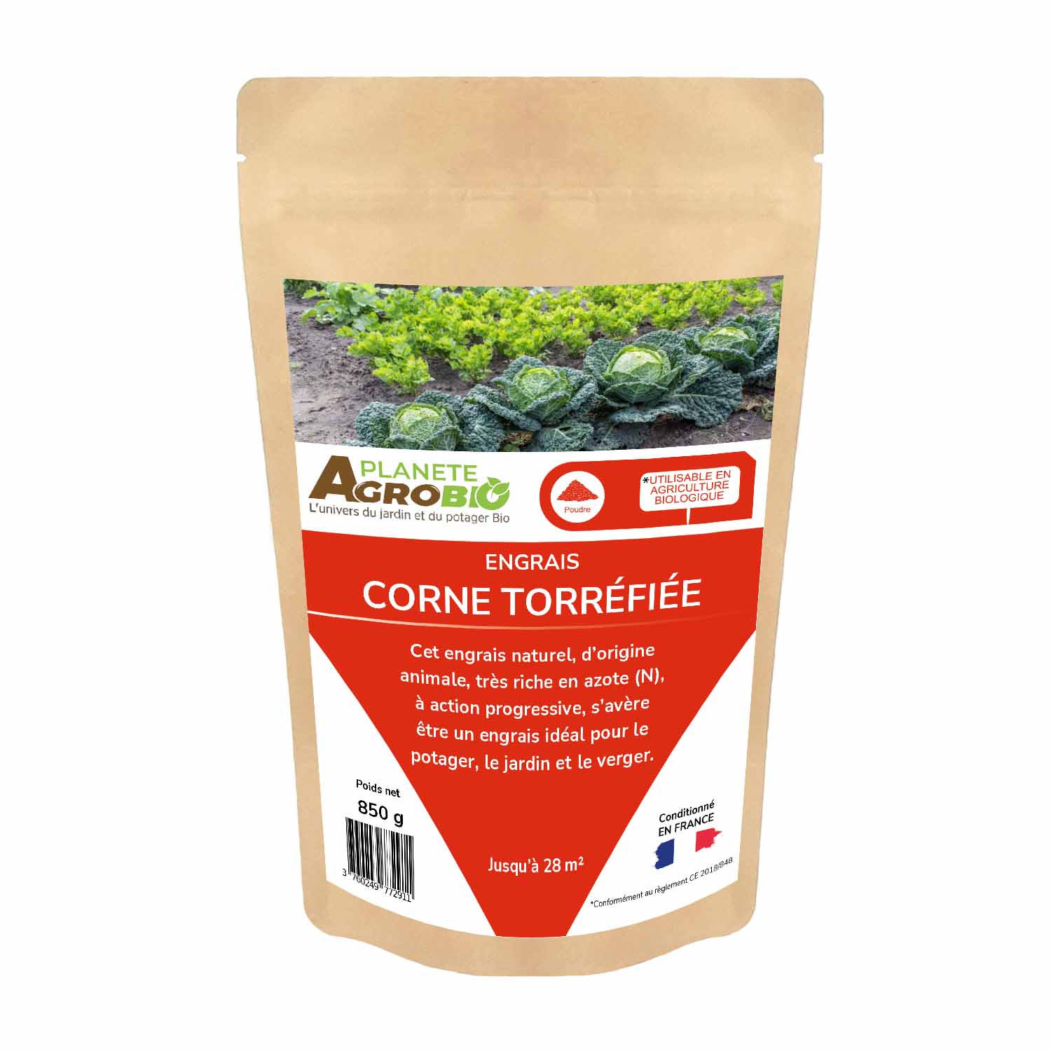 Engrais corne torréfiée 850g