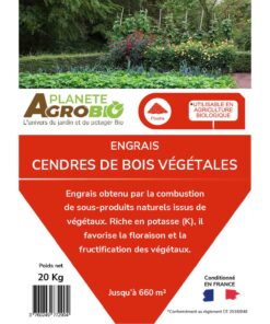 Engrais cendres de bois végétales 20Kg – Image 3