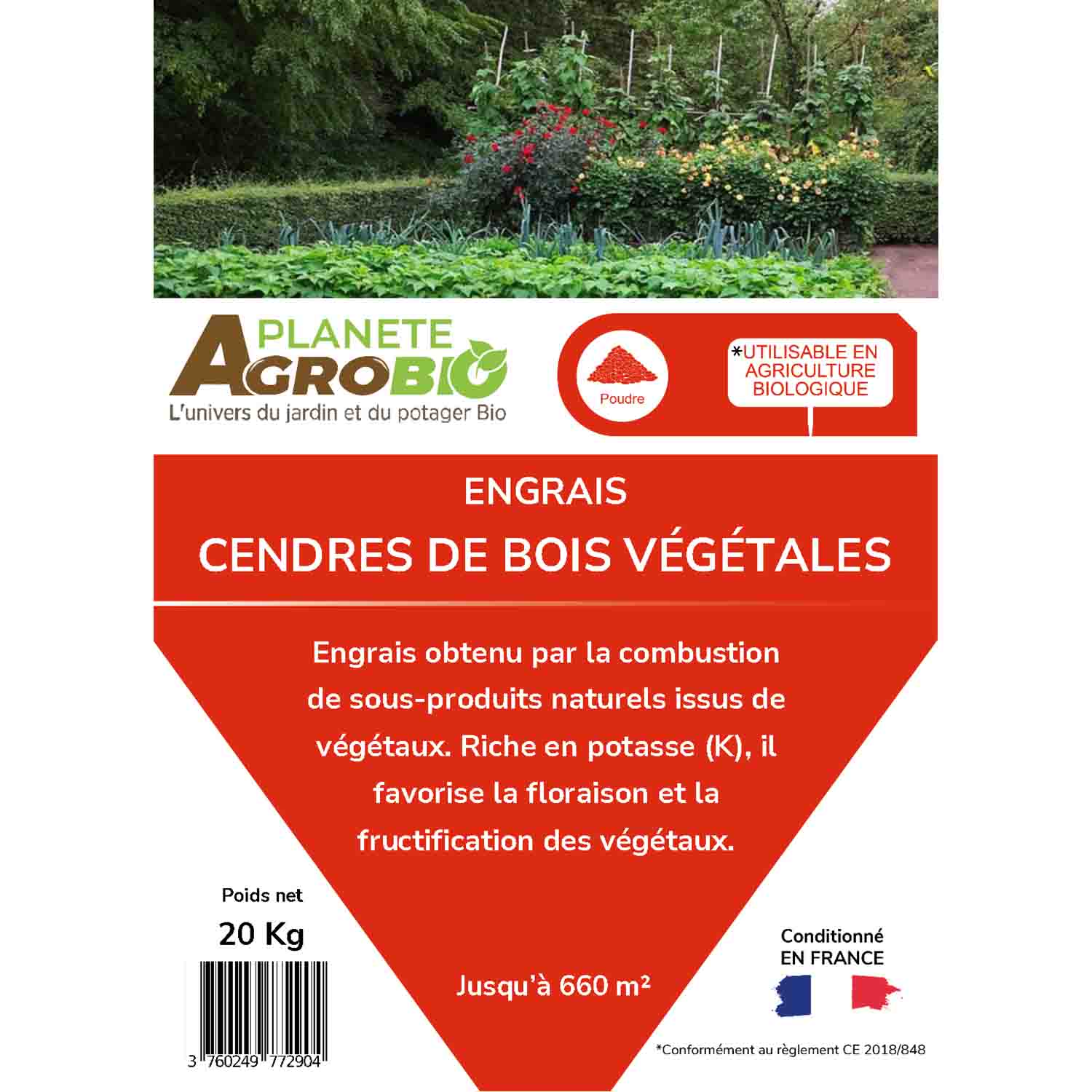Engrais cendres de bois végétales 20Kg – Image 3