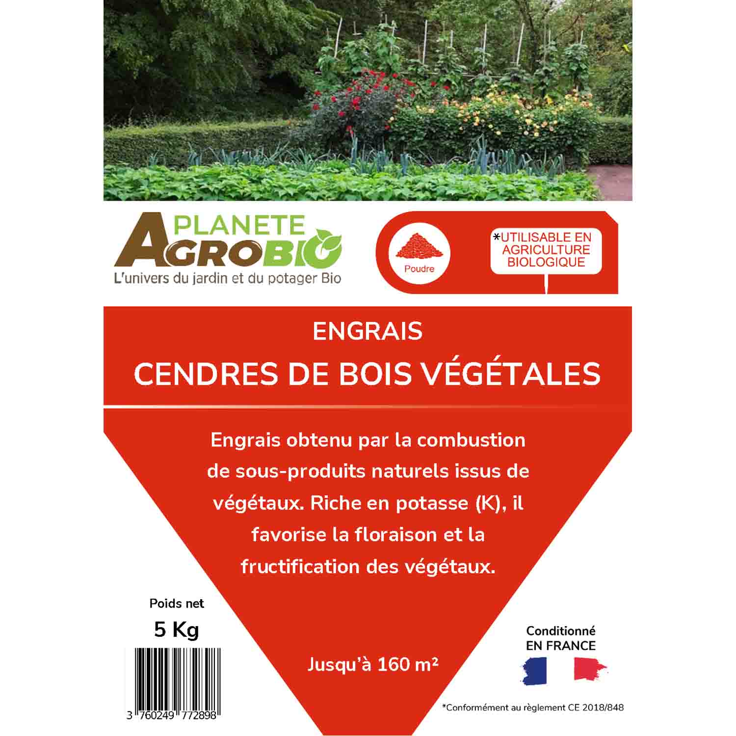 Engrais cendres de bois végétales 5Kg – Image 3