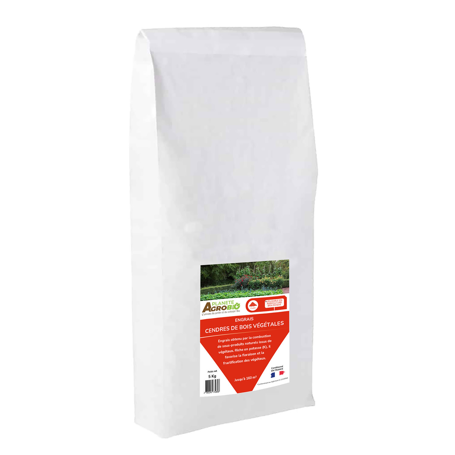 Engrais cendres de bois végétales 5Kg